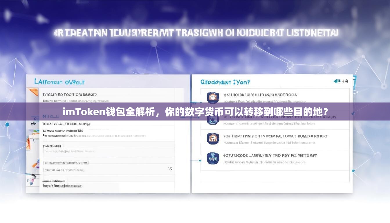 imToken钱包全解析，你的数字货币可以转移到哪些目的地？