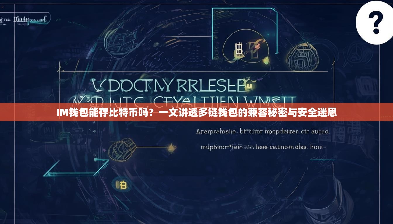 IM钱包能存比特币吗？一文讲透多链钱包的兼容秘密与安全迷思