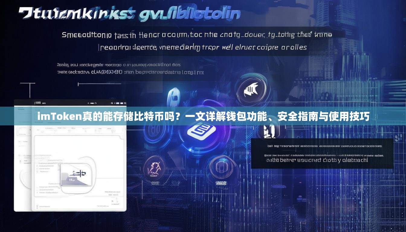 imToken真的能存储比特币吗？一文详解钱包功能、安全指南与使用技巧