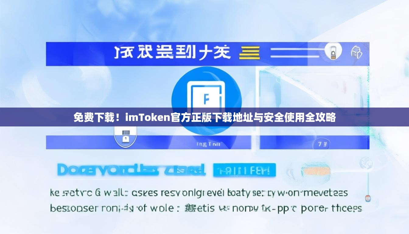 免费下载！imToken官方正版下载地址与安全使用全攻略