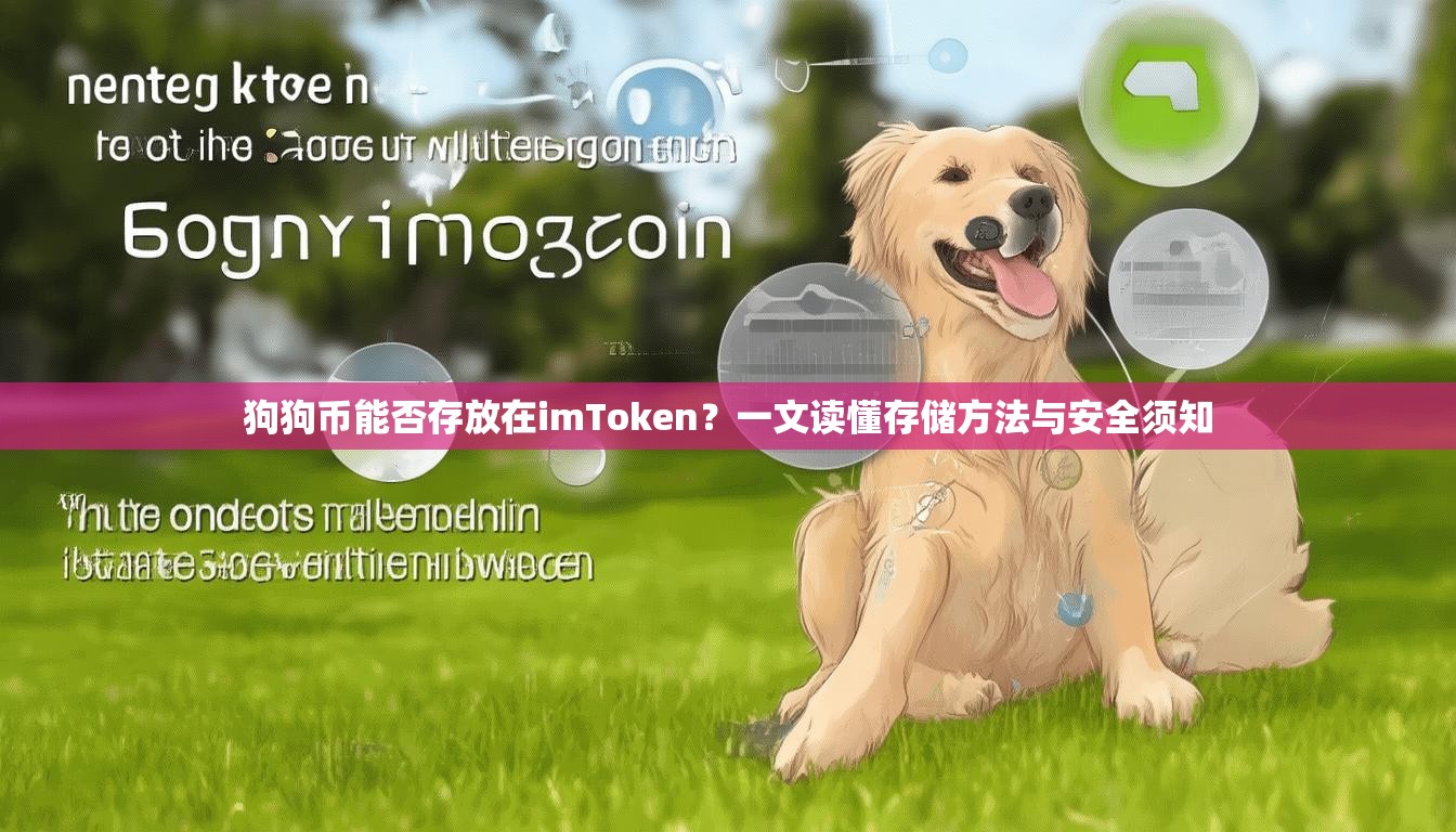 狗狗币能否存放在imToken？一文读懂存储方法与安全须知