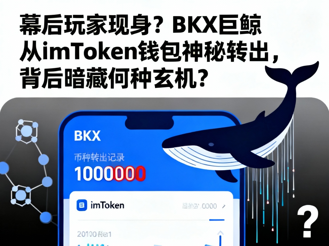 幕后玩家现身？BKX巨鲸从imToken钱包神秘转出，背后暗藏何种玄机？